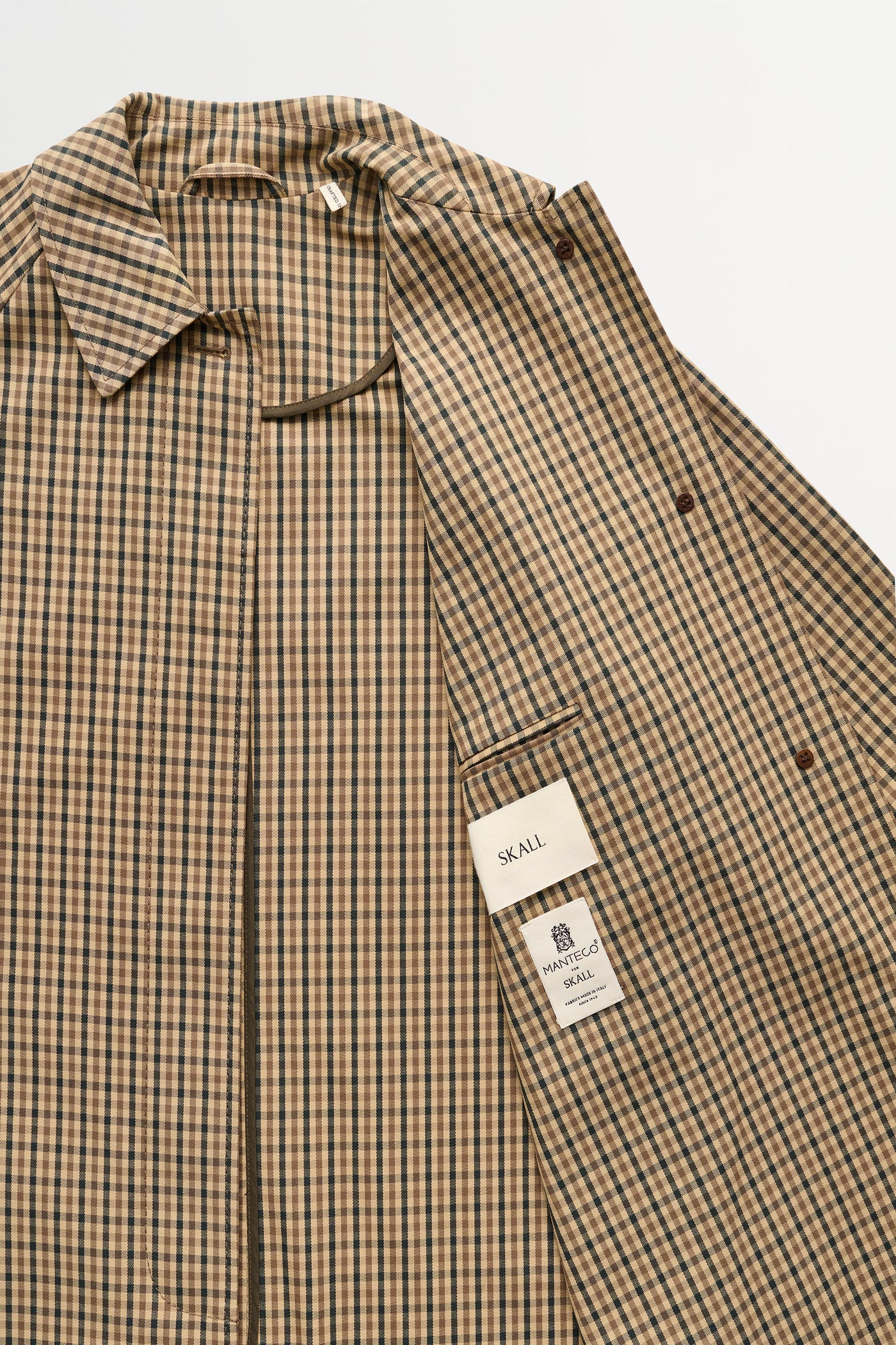 Skall Studio Maryanne coat check Coat Brown/beige check