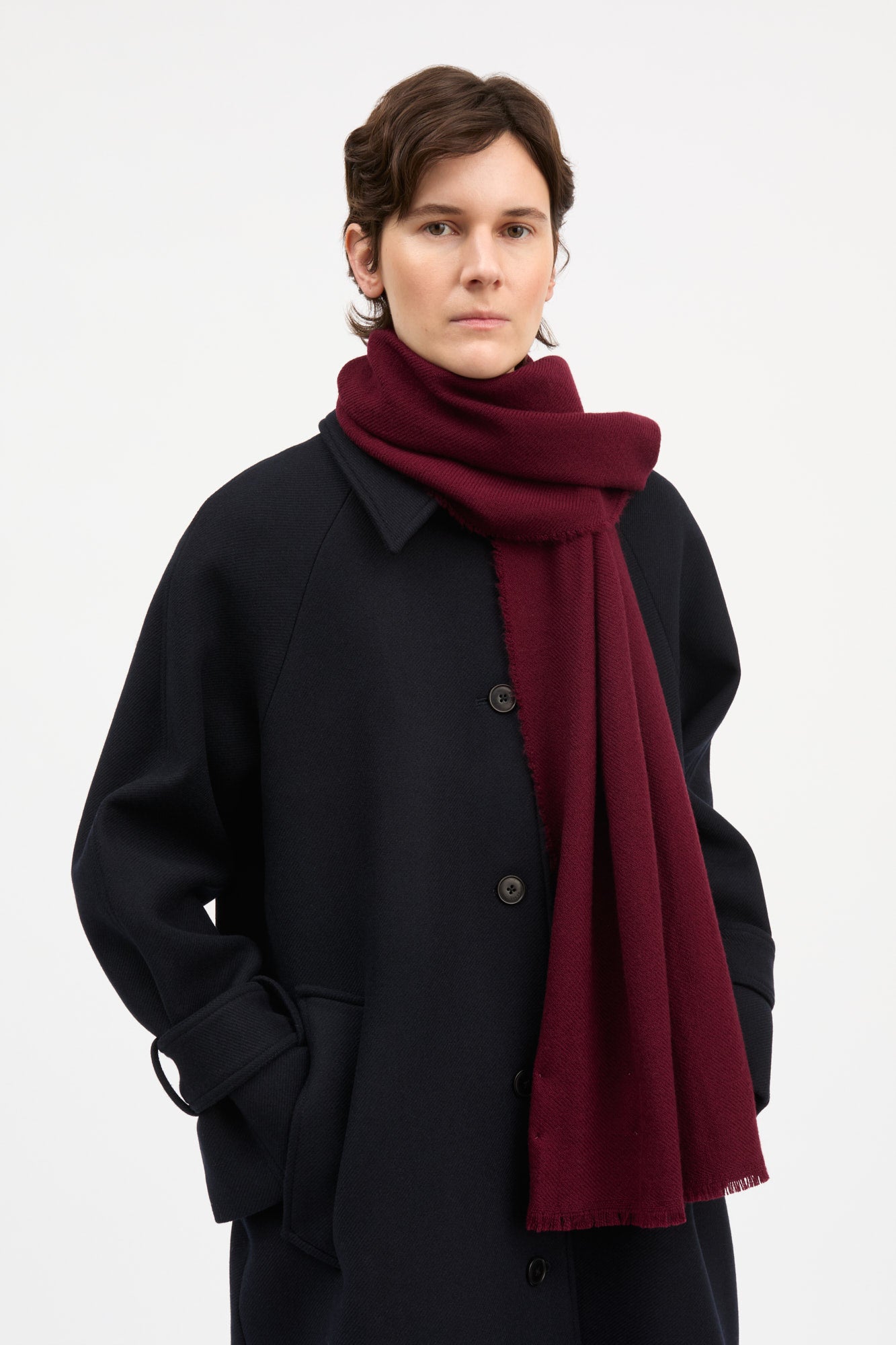 Skall Studio Nadine scarf Scarf Aubergine