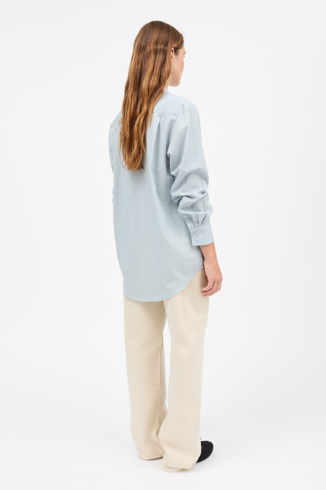 Skall Studio Nico shirt Shirt Tiny blue stripe