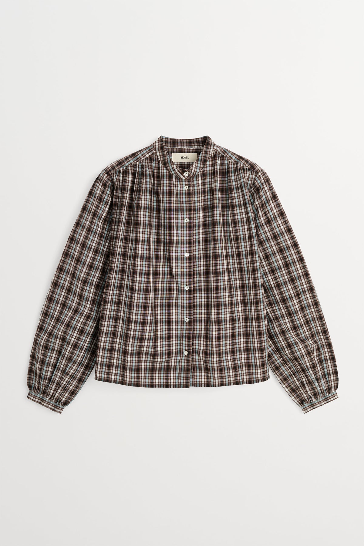 Skall Studio Ritu shirt Shirt Brown/Blue check