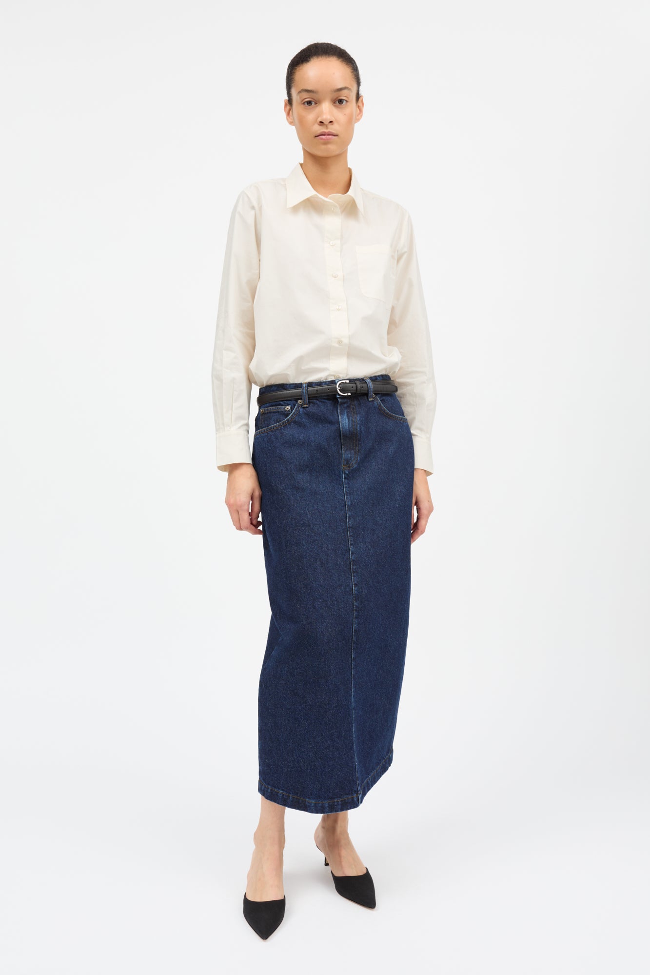 Skall Studio Sally skirt Jeans Indigo blue