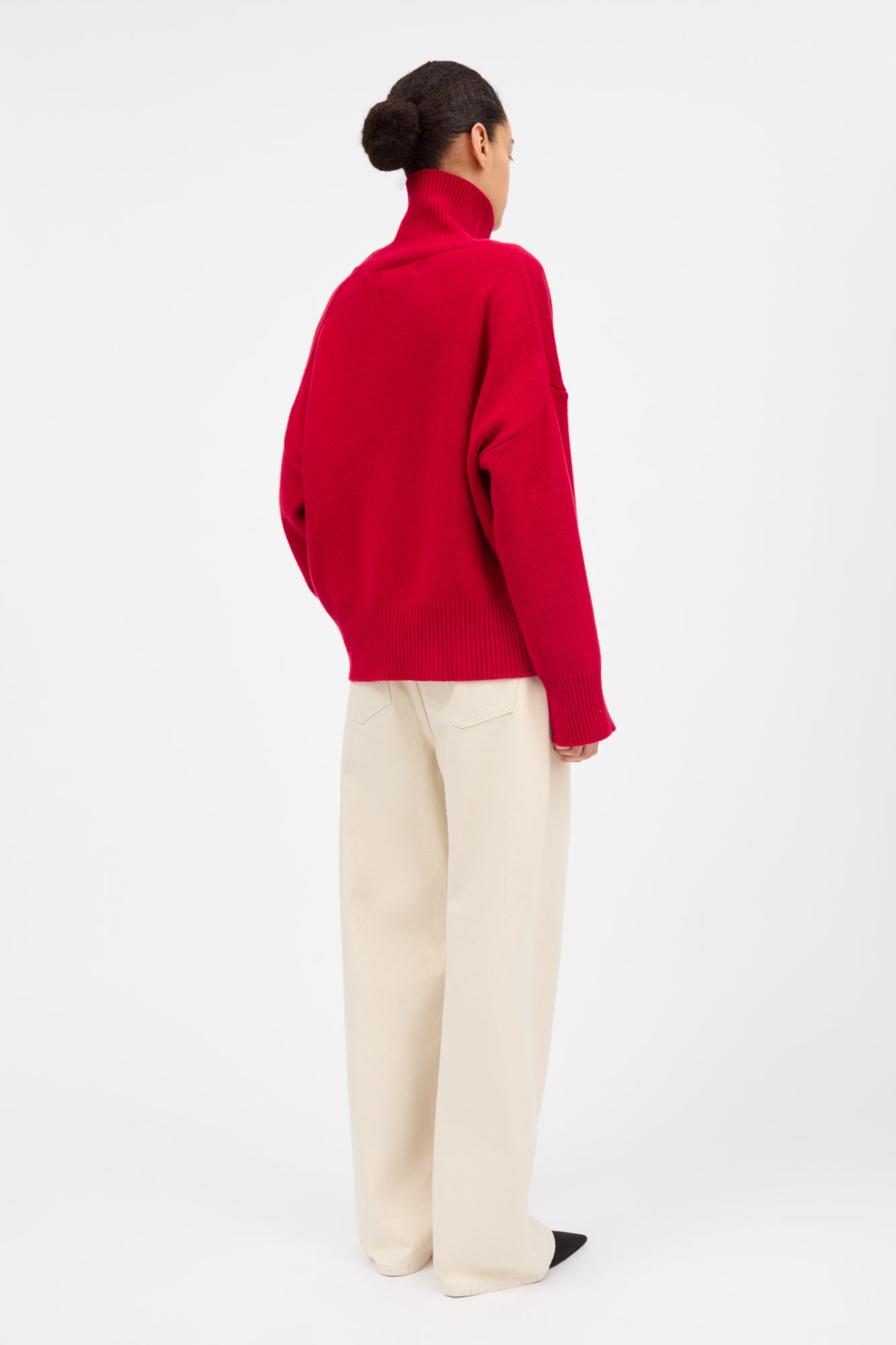 Skall Studio Silene t-neck Turtleneck Aurora red