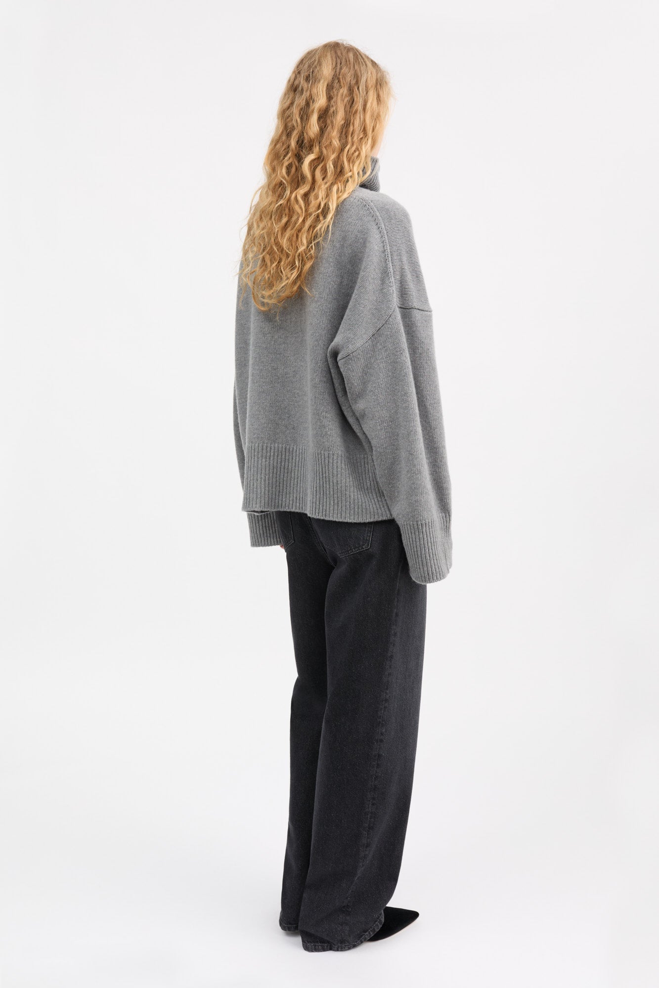 Skall Studio Silene t-neck Turtleneck Grey melange