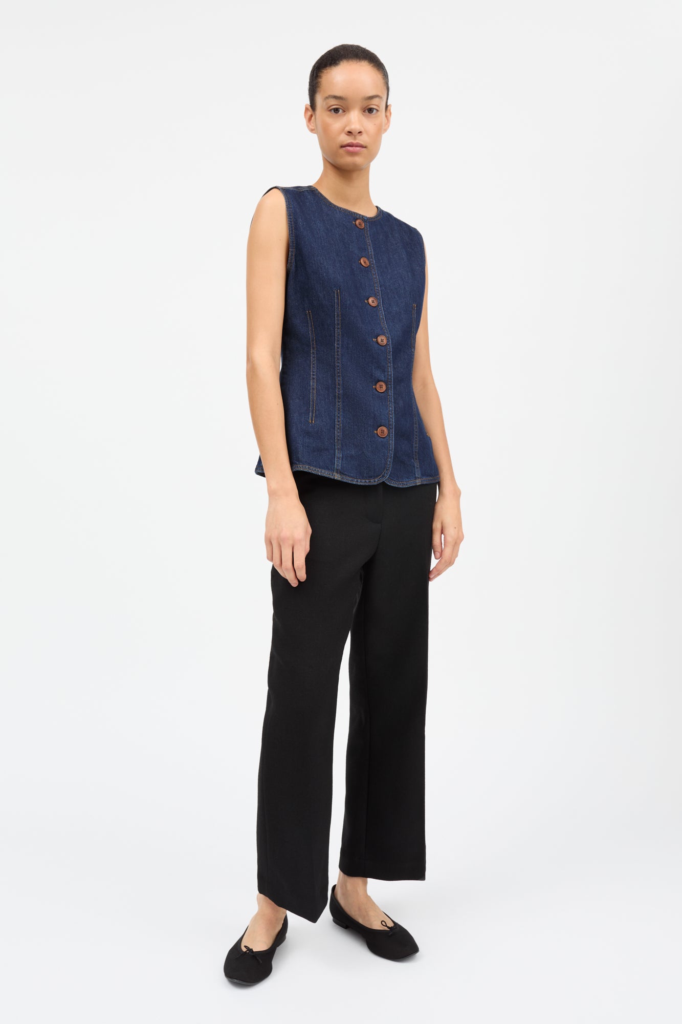 Skall Studio Tammy vest Vest Indigo blue
