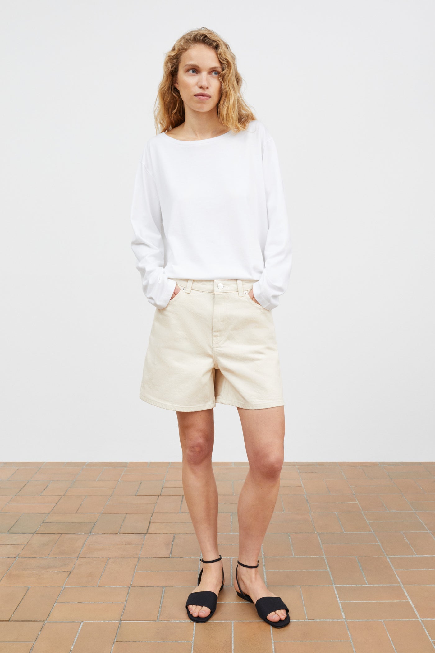 Skall Studio Willie shorts Shorts Ecru