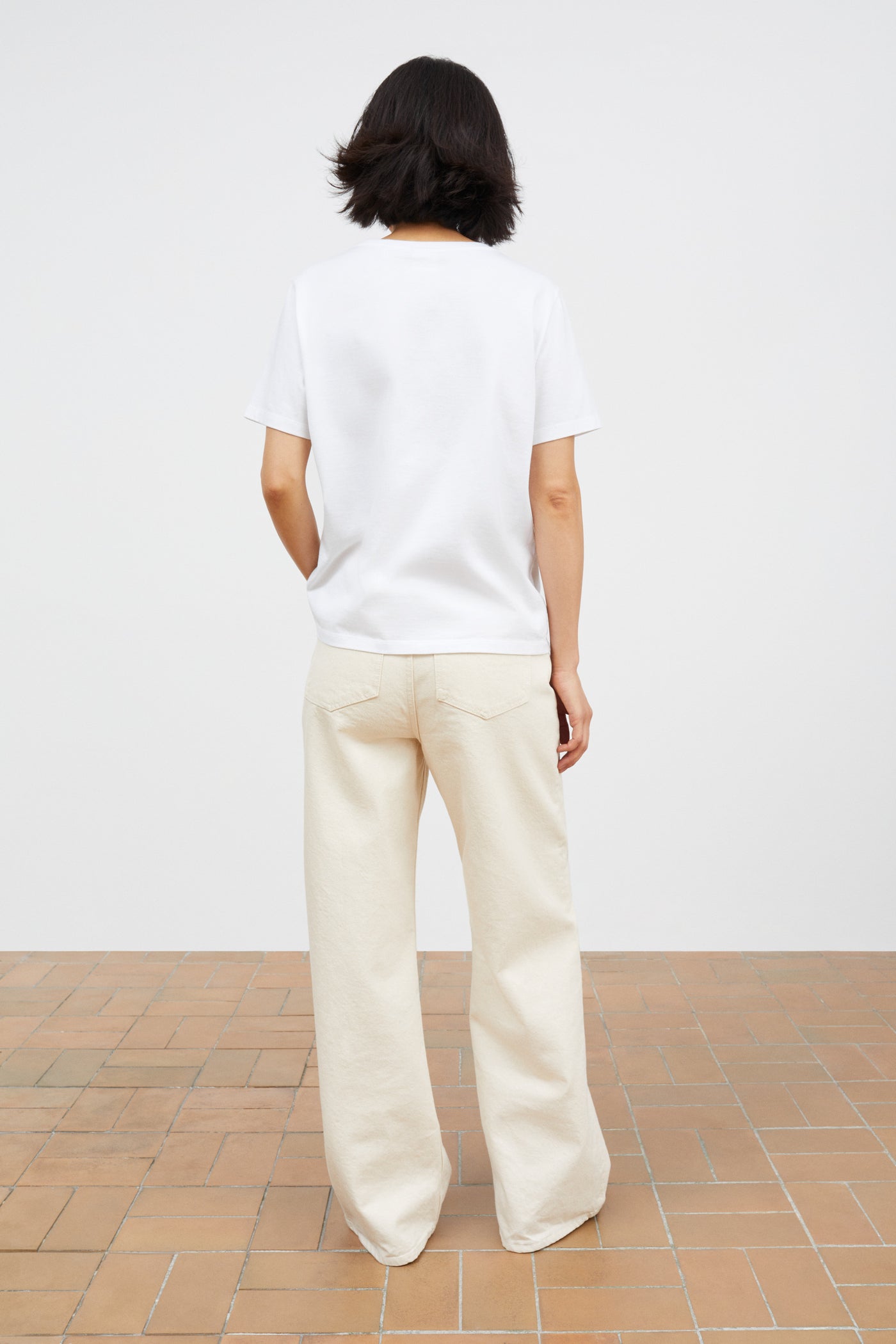 Skall Studio Willow wide jeans Jeans Ecru