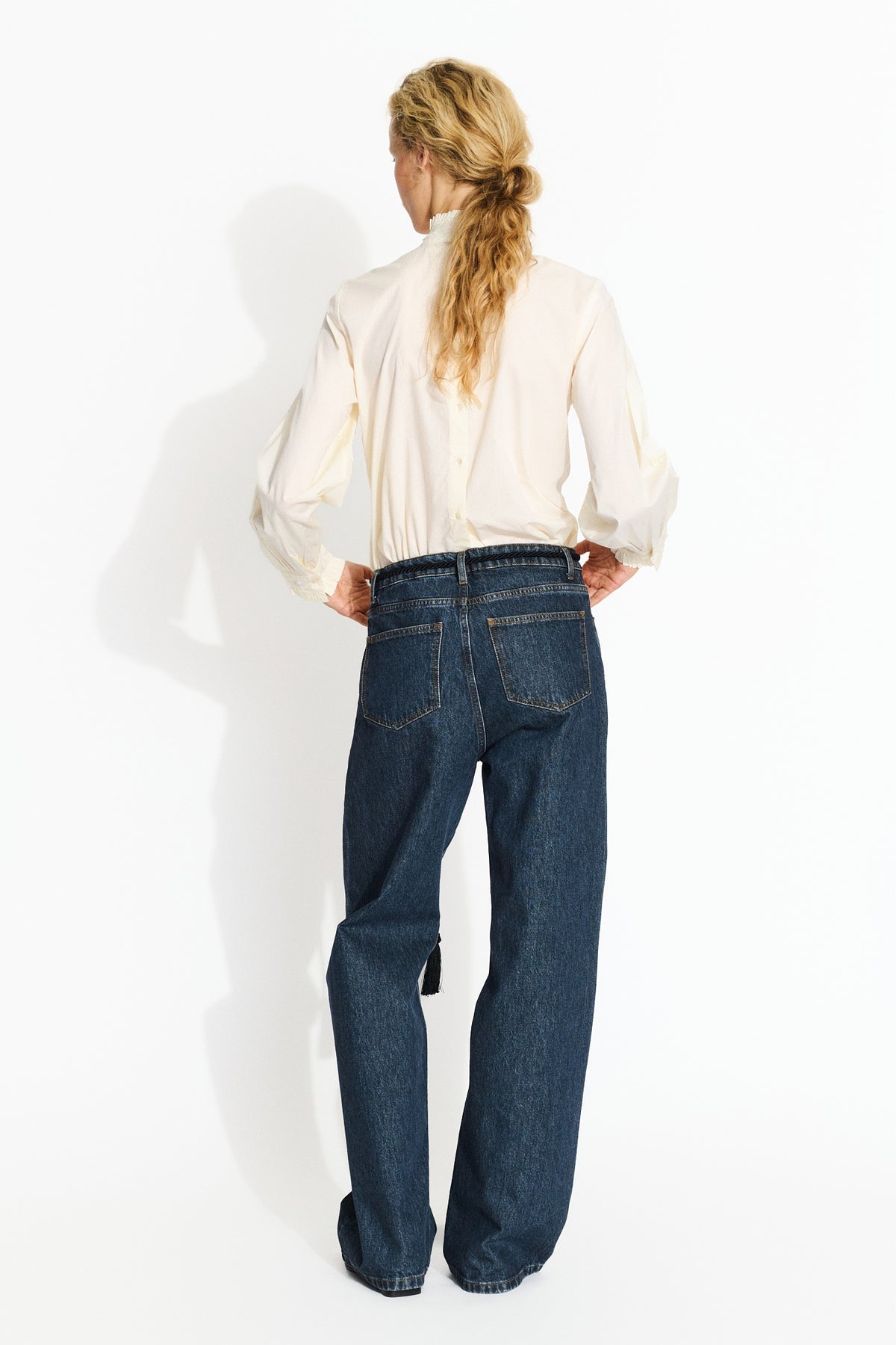 Skall Studio Willow wide jeans Jeans Washed storm blue